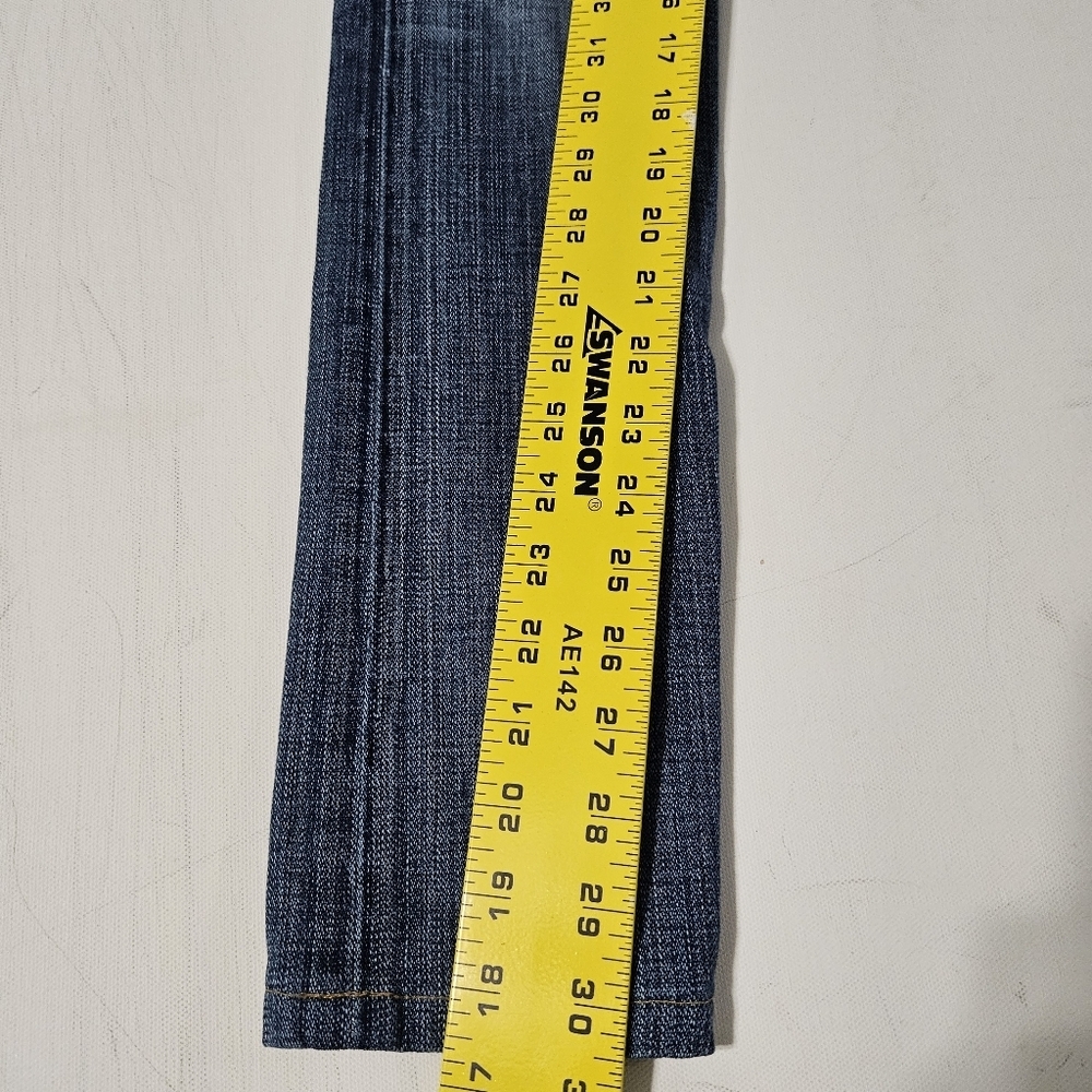 True Religion Women's Johnny Jeans Slim Straight Leg Dark Blue Sz 25 Y2k Vtg B16 - Picture 7 of 8